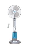 Ventilator cu telecomanda si pulverizare apa Zass ZMF 02 Silver, 75 W, pulverizare super fina 320 ml/h, 3.2 L capacitate rezervor, 3 trepte ProDesign