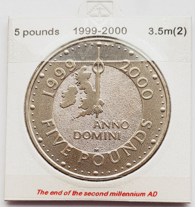 1859 Marea Britanie UK Anglia 5 Pounds 1999 Millennium km 1006
