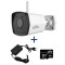 Sistem supraveghere o camera UNV Wi-Fi 2MP Smart IR 30m microfon, sursa 12V, card memorie 64GB SafetyGuard Surveillance