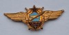 Aviatie militara - navigator, insigna Rusia sovietica anii 1970, RARA