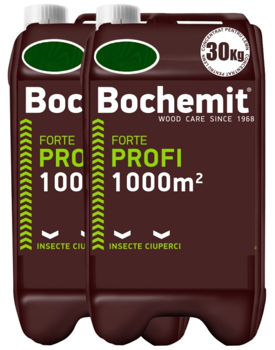Bochemit Forte Profi verde - protectie lemn in contact cu solul 2x30kg