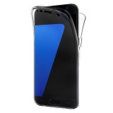 Husa din silicon 360 de grade, Eurocell, pentru Huawei Mate 20 Lite, alb transparent