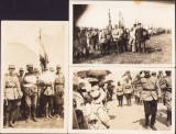 P678 Regimentul 3 Obuziere la paradă, anii 1920, lot de 3 fotografii