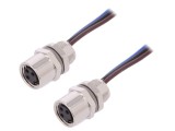 Conector M8 0.2m 3 PIN IP67 60V