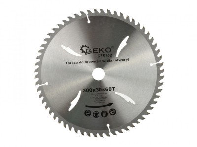 Disc circular pentru lemn 300x30x60T, Geko G78142 foto