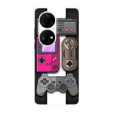 Husa compatibila cu Huawei Mate 40 Pro model Retro gaming, Silicon, TPU, Viceversa, Transparent, Carcasa