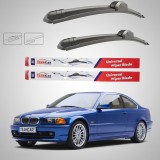 Cumpara ieftin Ștergătoare BMW Seria 3 E46 Coupe (1999&ndash;2006) Flat | Set Față &ndash; TeamCar&reg;