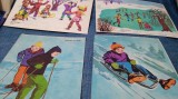 LOT 4 PLANSE SCOLARE 23/16 CM PERIOADA COMUNISTA --