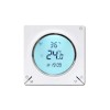 Termostat Techstar&reg; Smart TH-12W, Wireless, 16A, 3500W, Google Home, Alexa, Tuya, Senzor Pardoseala, Alb