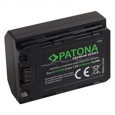 Acumulator Patona Premium NP-FZ100 2250mAh replace Sony A9, A7 III-1284 foto