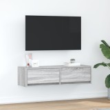 vidaXL Dulap TV, gri sonoma, 100x31x25,5 cm, lemn prelucrat
