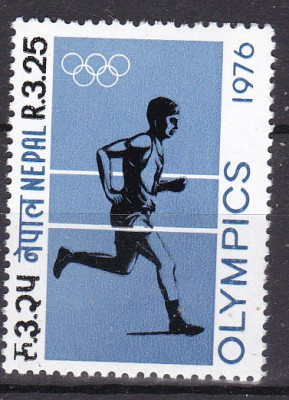 Nepal 1976 sport olimpiada MI 330 MNH ww100 foto
