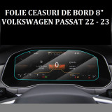 Folie sticla securizata ecran ceasuri de bord 8&rdquo; Volkswagen Passat 2022-2023