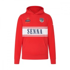 Ayrton Senna hanorac de barba?i cu gluga Legacy Patchwork red 2024 - XXL foto