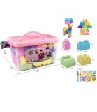 Set de Construcție &Icirc;ntr-o Cutie Transparentă, 48 de Piese