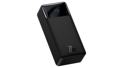 Baseus Bipow digital display Power bank 30000mAh, 20W, 2x USB / USB tip C / micro USB, &amp;icirc;ncărcare rapidă, AFC FCP, negru (PPDML-N01) foto