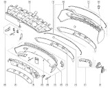 Capac Bara spate OE Renault Vel Satis 2002- , original 7701050766, Rapid