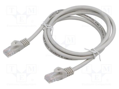 Cabluri Patch U/UTP 6 litat Cu PVC gri 1m 26AWG GEMBIRD foto