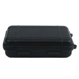 Cumpara ieftin Cutie etansa depozitare universala, organizator compact ABS rezistent, 4 cleme, negru, 19x11x6.4 cm