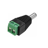Cumpara ieftin Mufa alimentare tata, prindere 2.1 x 5.5 mm, negru verde