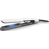 Placa de indreptat parul Philips Prestige BHS515/00, tehnologie ThermoShield, placi infuzate cu ulei de argan, 230&deg;C, ingrijire ioni, 12 setari temper