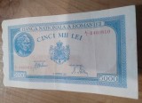 Romania 5000 lei 1943 28 septembrie
