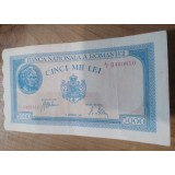 Romania 5000 lei 1943 28 septembrie