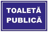 Placuta pentru toaleta publica