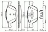 Set placute frana,frana disc FORD FOCUS (DAW, DBW) (1998 - 2007) BOSCH 0 986 424 701