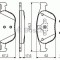 Set placute frana,frana disc FORD FOCUS (DAW, DBW) (1998 - 2007) BOSCH 0 986 424 701