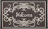 Covoras Intrare Tip Iuta, Model Natura Welcome 992-91, Marime 50 x 80 cm, Maro, Antialergic, Polipropilena