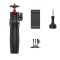 Mini trepied si selfie stick, Surewo, compatibil GoPro Hero 13,12,11,10,9, Insta360 X3, negru