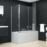 Gossi cabina de dus dublu-pliabila, 120x68x130 cm, esg
