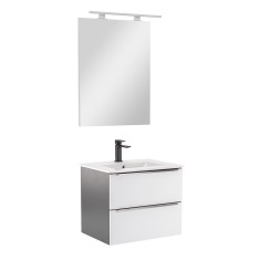 Mobilier complet de baie Vario Trim 60 antracit-alb