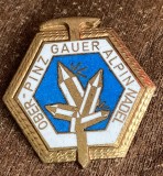 QW9 N9 99 - Insigna - tematica sport - aplinism - OBER PINZ GAUER ALPIN NADEL