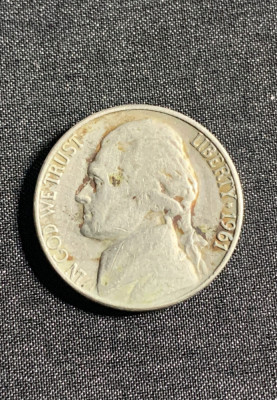 Moneda five cents 1961 USA foto