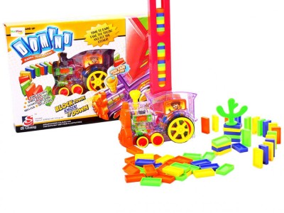 Tren domino, 80 piese, Malplay, 100213 foto