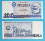 Germania RDG 100 Mark 1975 &#039;Marx&#039; UNC serie: BB 5117729 p#31