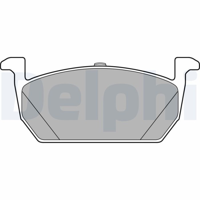 DELPHI LP3287 set placute frana,frana disc