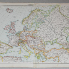 Harta Europei cca 1900