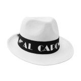 Palarie Al Capone, alb