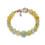 Cumpara ieftin Brățară Dream din agat galben și cuarț