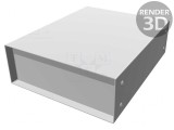 Carcasă oțel cu panou 1458 203x254x76mm