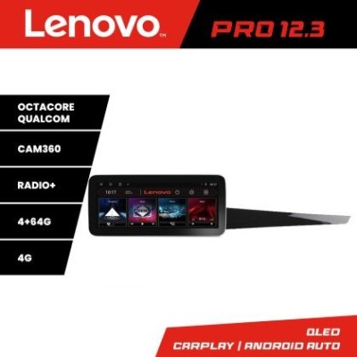 Navigatie Renault Laguna 3 Lenovo PRO 4+64 12.3 inch qled android 4G DSP gps internet 8Core CarStore Technology foto