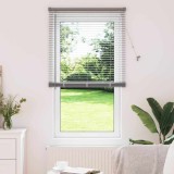 Jaluzea pentru Fereastră Argintiu 80 x 130 cm Aluminiu