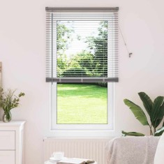 vidaXL Jaluzea pentru Fereastră Argintiu 80 x 130 cm Aluminiu foto