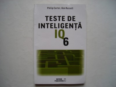 Teste de inteligenta IQ-6 - Philip Carter, Ken Russell foto