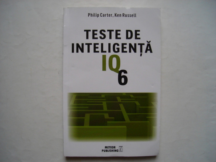 Teste de inteligenta IQ-6 - Philip Carter, Ken Russell