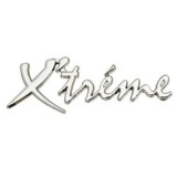 Cumpara ieftin Emblema auto metalica, autoadeziva, model &quot;X&rsquo;TREME&quot;, finisaj Crom, dimensiune, 15 x 3 cm, AVEX