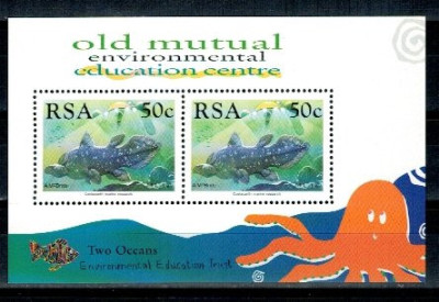 Africa de Sud 1997 - Fauna din oceane, bloc neuzat foto